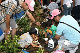 清扫活动的情景